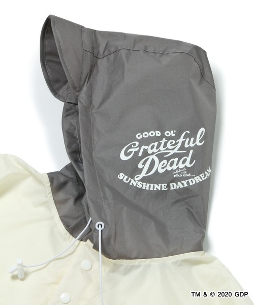 niko and...（ニコアンド）の「【GRATEFUL DEAD(グレイトフル・デッド)】コラボレインポンチョ（レインコート/ポンチョ・レディース・オフホワイト/ダークグレー・0）」の11枚目の写真