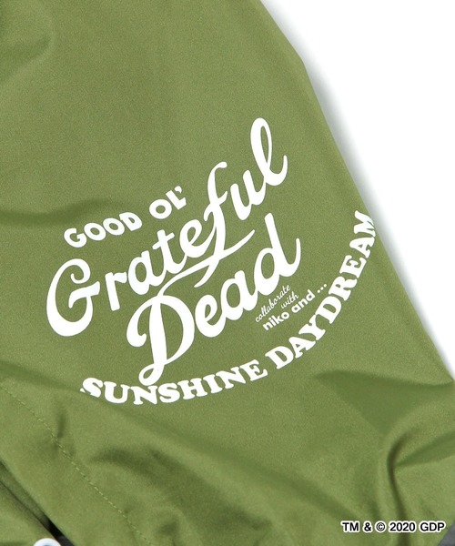 niko and...（ニコアンド）の「【GRATEFUL DEAD(グレイトフル・デッド)】コラボレインポンチョ（レインコート/ポンチョ・レディース・オフホワイト/ダークグレー・0）」の4枚目の写真