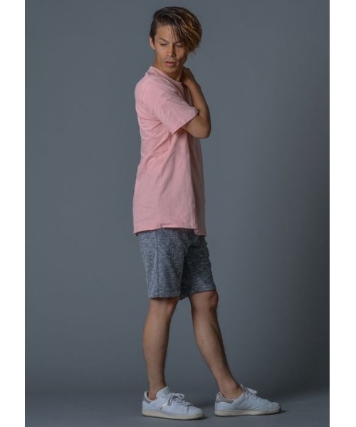 REGIEVO(レジエボ)の「【REGIEVO】シンプルな大人のお洒落なデザインTシャツ(Tシャツ/カットソー・メンズ・オフホワイト/ピンク/ブラック・SMALL/MEDIUM/LARGE)」の7枚目の写真