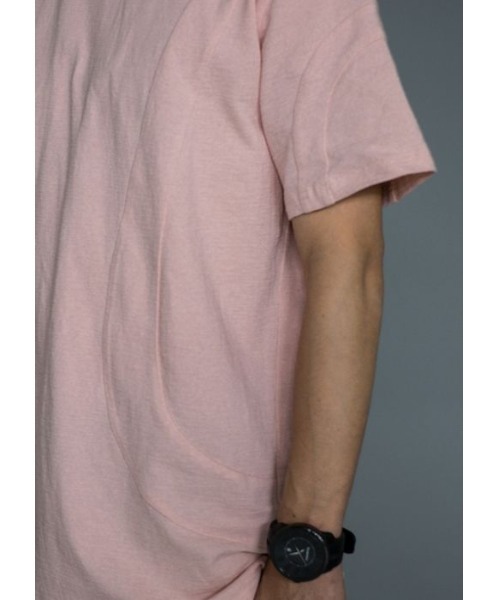 REGIEVO(レジエボ)の「【REGIEVO】シンプルな大人のお洒落なデザインTシャツ(Tシャツ/カットソー・メンズ・オフホワイト/ピンク/ブラック・SMALL/MEDIUM/LARGE)」の11枚目の写真