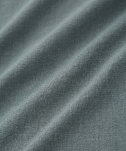 ADAM ET ROPE'(アダムエロペ)の「【EVALET/エバレット】ボックスシルエット オープンカラーシャツ(シャツ/ブラウス・メンズ・チャコールグレー/ライトグリーン/ベージュ系その他・M/L)」の9枚目の写真