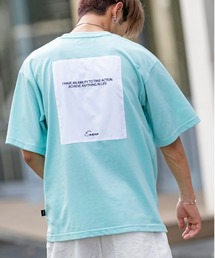 En serio TOKYO | BACK PASTING / シンプルロゴ / ワンポイント / バックプリント / ビッグ シルエット Tシャツ(Tシャツ/カットソー)