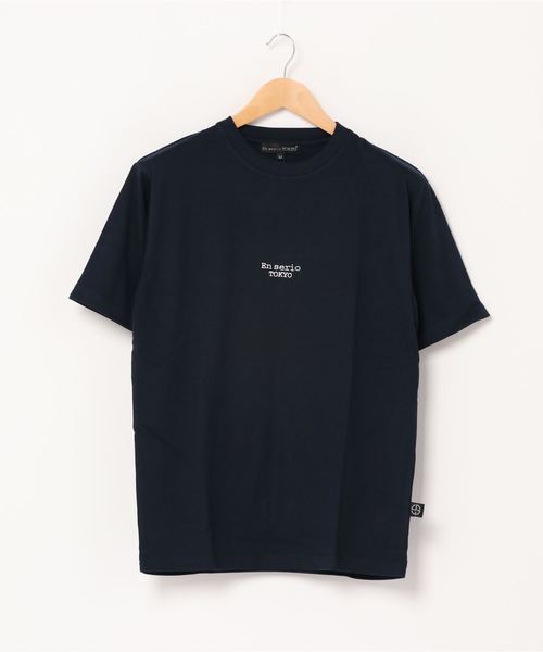En serio TOKYO(エンソリオトーキョー)の「BACK PASTING / バックプリント ビッグ シルエット Tシャツ(Tシャツ/カットソー・メンズ・ブラック/ネイビー/オフホワイト/サンドベージュ/ミント/スモークピンク・LL/S/M/L)」の16枚目の写真
