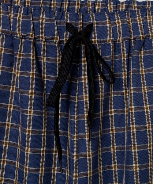 WEGO(ウィゴー)の「WEGO/チェックイージーパンツ(スラックス・レディース・ブルー/ベージュ/グリーン・MEDIUM/SMALL)」の15枚目の写真