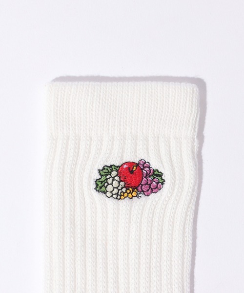 FRUIT OF THE LOOM(フルーツオブザルーム)の「クオーター丈底パイル刺繍 / 3足セット / マルチカラー / リーズナブル / シンプル / カジュアル(ソックス/靴下・レディース・マルチ/ホワイト・FREE)」の11枚目の写真