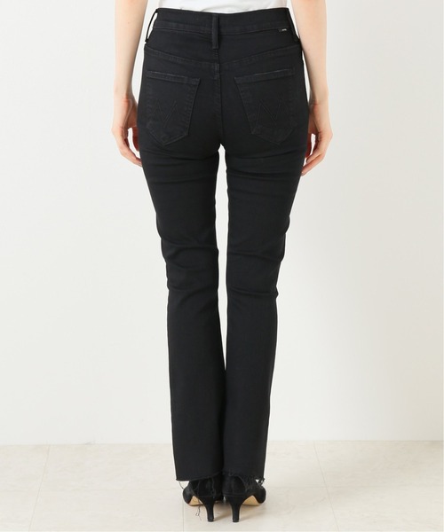 Deuxieme Classe MOTHER INSIDER CROP デニム黒 Deuxieme Classe（ドゥーズィエムクラス）の「MOTHER BLACK