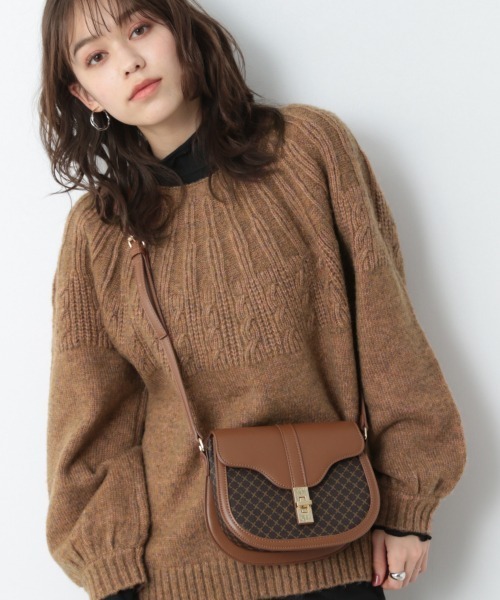 Heather(ヘザー)の「ヴィンテージフウショルダー 929653(ショルダーバッグ・レディース・ブラック/ブラウン系その他/ベージュ系その他・ONE SIZE)」の5枚目の写真