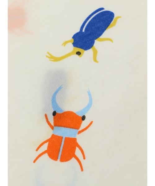 INSECT COLLECTION（インセクトコレクション）の「抗ウイルス・抗菌・防汚・消臭かぶとむしくんVSくわがたくんTシャツ（Tシャツ/カットソー・キッズ・オフホワイト・L/S/XL/M）」の7枚目の写真