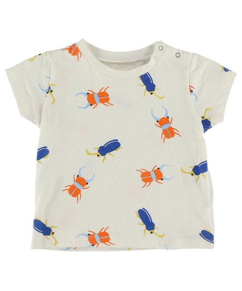 INSECT COLLECTION（インセクトコレクション）の「抗ウイルス・抗菌・防汚・消臭かぶとむしくんVSくわがたくんTシャツ（Tシャツ/カットソー・キッズ・オフホワイト・L/S/XL/M）」の9枚目の写真