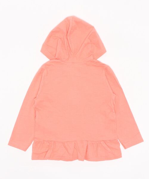 RAGMART（ラグマート）の「フリルパーカー（パーカー・キッズ・ピンク/オフホワイト・120cm/100cm/110cm/130cm）」の4枚目の写真