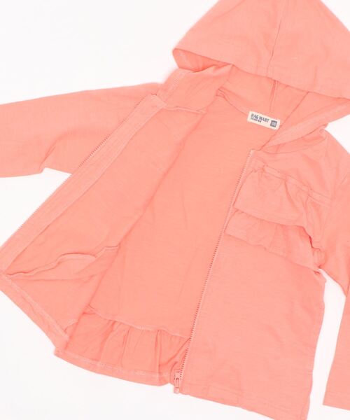 RAGMART（ラグマート）の「フリルパーカー（パーカー・キッズ・ピンク/オフホワイト・120cm/100cm/110cm/130cm）」の5枚目の写真