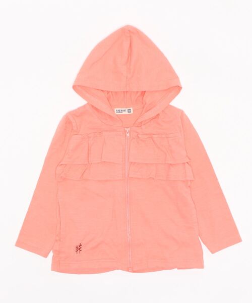 RAGMART（ラグマート）の「フリルパーカー（パーカー・キッズ・ピンク/オフホワイト・120cm/100cm/110cm/130cm）」の12枚目の写真