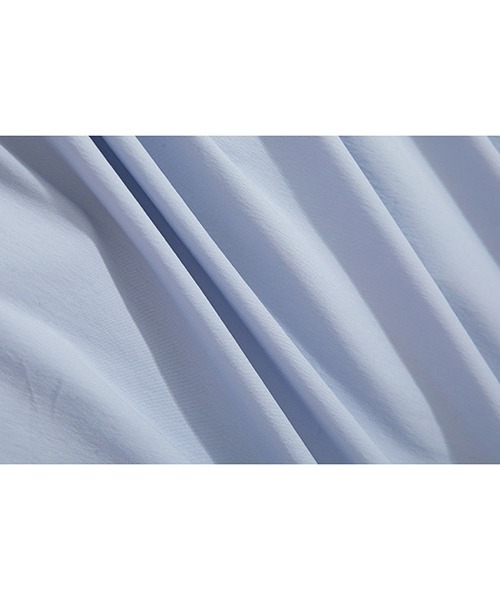 UNSPOKEN（アンスポクン）の「【UNSPOKEN】Layered stand-up collar shirt UQ20S009（シャツ/ブラウス・レディース・ライトブルー/ライトベージュ・M/S）」の11枚目の写真