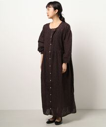 Samansa Mos2 | 総刺繍前後着ワンピース(ワンピース)