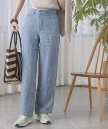 URBAN RESEARCH | リネンデニムワイドパンツ(デニムパンツ)