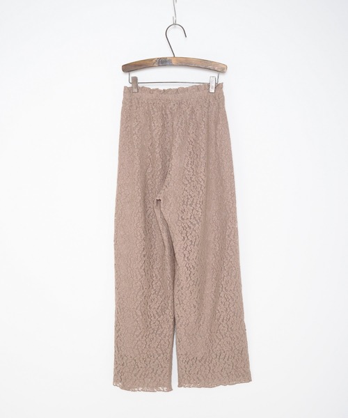 Crisp（クリスプ）の「フラワーレースパンツ（その他パンツ・レディース・ブラウン/アイボリー・FREE）」の12枚目の写真