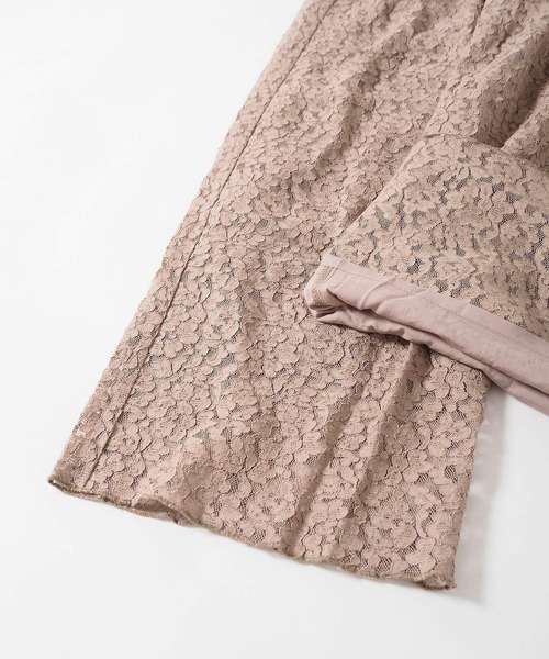 Crisp（クリスプ）の「フラワーレースパンツ（その他パンツ・レディース・ブラウン/アイボリー・FREE）」の17枚目の写真