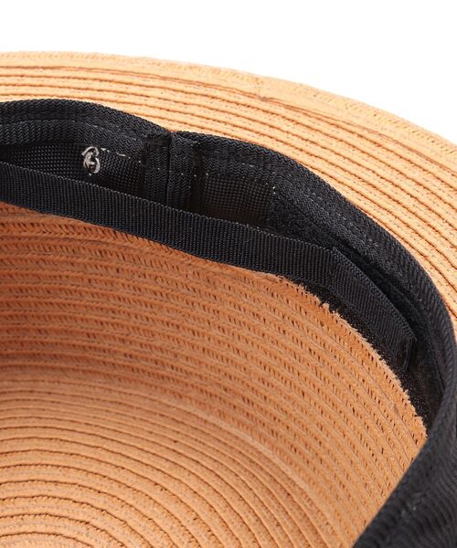 SHOO・LA・RUE（シューラルー）の「◆ロゴ刺繍カンカン帽（ハット・キッズ・アイボリー/ベージュ・99）」の9枚目の写真