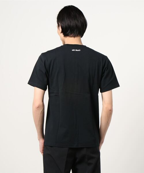 TRAP/U (トラップユー)の「16/-天竺空紡糸 フロント&バック ワンポイント プリント コットン 半袖 Tシャツ(Tシャツ/カットソー・メンズ・ホワイト/ブラック・L/M)」の8枚目の写真