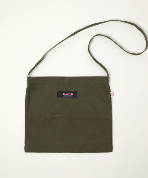 H.A.N.D.（エイチエーエヌディー）の「[H.A.N.D. / エイチエーエヌディー]　TOOL SHOULDER BAG（ショルダーバッグ・メンズ・オリーブ・FREE）」の2枚目の写真
