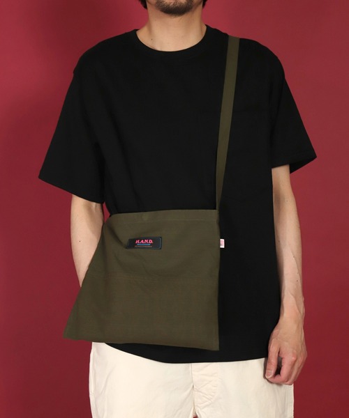 H.A.N.D.（エイチエーエヌディー）の「[H.A.N.D. / エイチエーエヌディー]　TOOL SHOULDER BAG（ショルダーバッグ・メンズ・オリーブ・FREE）」の11枚目の写真