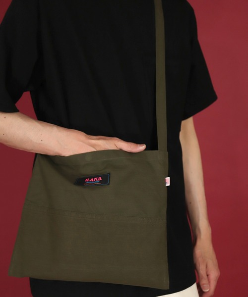 H.A.N.D.（エイチエーエヌディー）の「[H.A.N.D. / エイチエーエヌディー]　TOOL SHOULDER BAG（ショルダーバッグ・メンズ・オリーブ・FREE）」の14枚目の写真