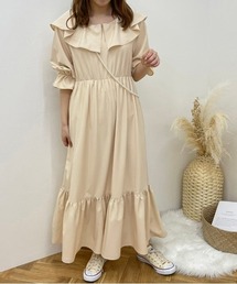 【apres jour clair】ラッフルデザインワンピース【ZOZOTOWN限定アイテム】