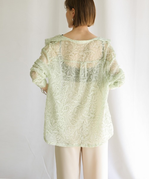 select MOCA(セレクトモカ)の「2021 SS バックラウンドブラトップ(キャミソール・レディース・ブラック/オフホワイト/オレンジ/ブルー・FREE)」の13枚目の写真