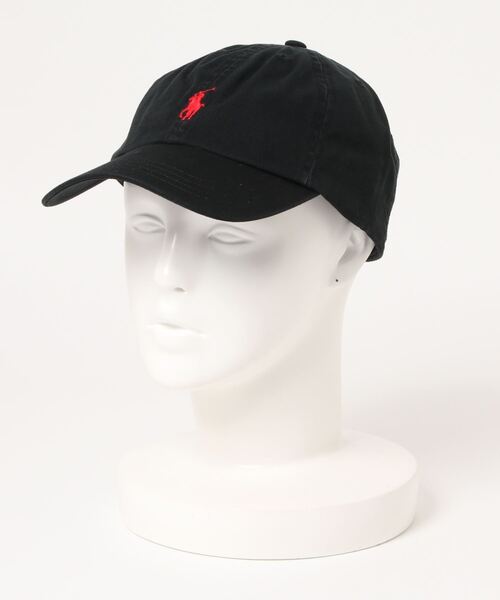 POLO RALPH LAUREN（ポロ ラルフ ローレン）の「POLO RALPHLAUREN/Cotton Classic Boys Hat（キャップ・レディース・ホワイト/カーキ/ブラック/ネイビー/レッド・FREE）」の3枚目の写真