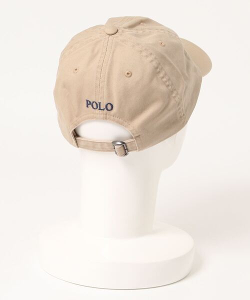 POLO RALPH LAUREN（ポロ ラルフ ローレン）の「POLO RALPHLAUREN/Cotton Classic Boys Hat（キャップ・レディース・ホワイト/カーキ/ブラック/ネイビー/レッド・FREE）」の6枚目の写真