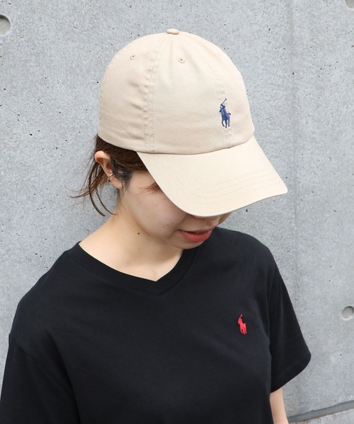 POLO RALPH LAUREN（ポロ ラルフ ローレン）の「POLO RALPHLAUREN/Cotton Classic Boys Hat（キャップ・レディース・ホワイト/カーキ/ブラック/ネイビー/レッド・FREE）」の10枚目の写真