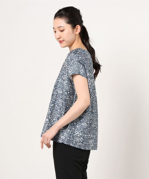 BANANATIME（バナナタイム）の「BANANA TIME SHIRT 305-048-01/04（シャツ/ブラウス・レディース・ブルー/イエロー・SMALL）」の3枚目の写真