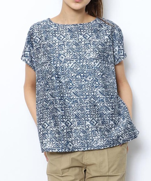 BANANATIME（バナナタイム）の「BANANA TIME SHIRT 305-048-01/04（シャツ/ブラウス・レディース・ブルー/イエロー・SMALL）」の14枚目の写真