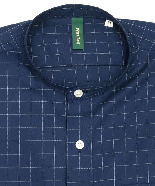 Pitta Re:)（ピッタリ）の「形態安定ノーアイロン ラウンドテール 半袖ビジネスワイシャツ（シャツ/ブラウス・メンズ・ライトブルー/ブラック/ブラウン/レッド/サックスブルー/グリーン/ワインレッド/ダークネイビー・LL/S/M/L）」の12枚目の写真