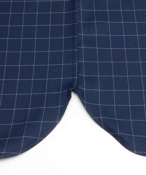 Pitta Re:)（ピッタリ）の「形態安定ノーアイロン ラウンドテール 半袖ビジネスワイシャツ（シャツ/ブラウス・メンズ・ライトブルー/ブラック/ブラウン/レッド/サックスブルー/グリーン/ワインレッド/ダークネイビー・LL/S/M/L）」の13枚目の写真