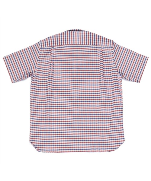 Pitta Re:)（ピッタリ）の「形態安定ノーアイロン ラウンドテール 半袖ビジネスワイシャツ（シャツ/ブラウス・メンズ・ライトブルー/ブラック/ブラウン/レッド/サックスブルー/グリーン/ワインレッド/ダークネイビー・LL/S/M/L）」の15枚目の写真