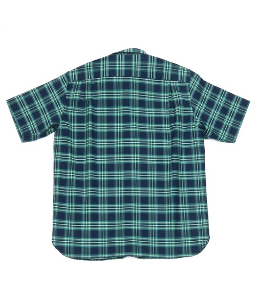 Pitta Re:)（ピッタリ）の「形態安定ノーアイロン ラウンドテール 半袖ビジネスワイシャツ（シャツ/ブラウス・メンズ・ライトブルー/ブラック/ブラウン/レッド/サックスブルー/グリーン/ワインレッド/ダークネイビー・LL/S/M/L）」の19枚目の写真