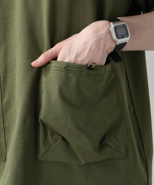 RAGEBLUE（レイジブルー）の「＜高機能素材＞ドライ＆ストレッチ/ダブルポケットTシャツ/954727（Tシャツ/カットソー・メンズ・ホワイト/ブラック/オリーブ・MEDIUM/LARGE）」の7枚目の写真