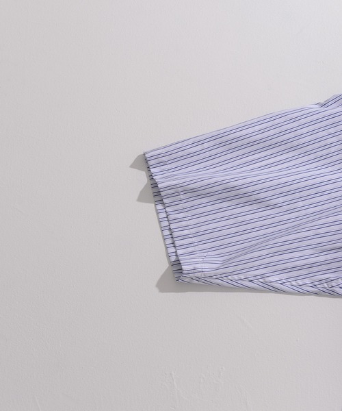 NIDO（ニド）の「ビッグストライプシャツ（シャツ/ブラウス・メンズ・ホワイト/ブルー・MEDIUM/LARGE）」の15枚目の写真