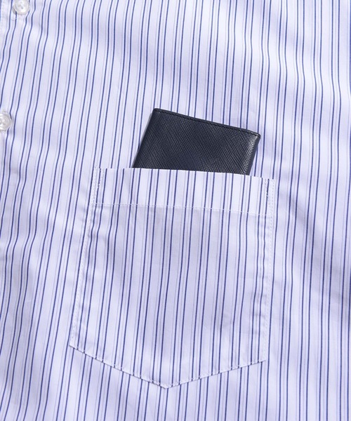 NIDO（ニド）の「ビッグストライプシャツ（シャツ/ブラウス・メンズ・ホワイト/ブルー・MEDIUM/LARGE）」の16枚目の写真