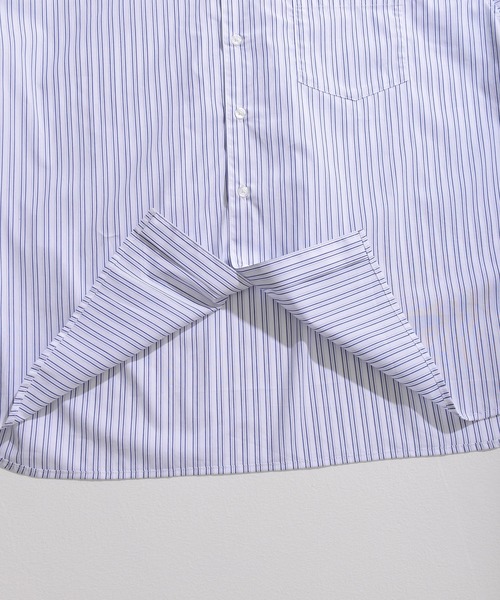NIDO（ニド）の「ビッグストライプシャツ（シャツ/ブラウス・メンズ・ホワイト/ブルー・MEDIUM/LARGE）」の20枚目の写真
