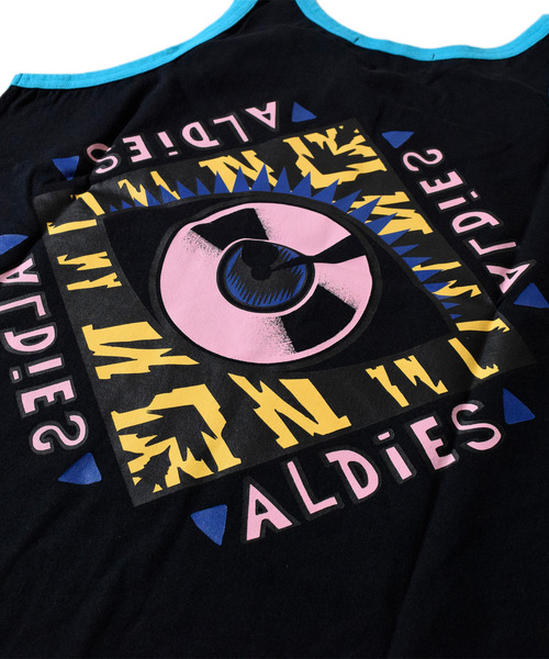 ALDIES（アールディーズ）の「Nasty Record Long Tank / ナスティーレコードロングタンク（タンクトップ・メンズ・ホワイト/ブラック/グリーン・FREE）」の8枚目の写真