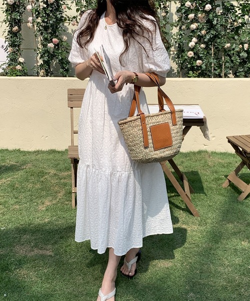 MAISON DE THERESE（メゾン ド テレーズ）の「ロングワンピース（ワンピース・レディース・ベージュ/ホワイト・M）」の22枚目の写真
