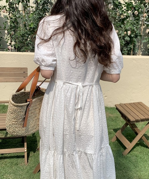 MAISON DE THERESE（メゾン ド テレーズ）の「ロングワンピース（ワンピース・レディース・ベージュ/ホワイト・M）」の19枚目の写真
