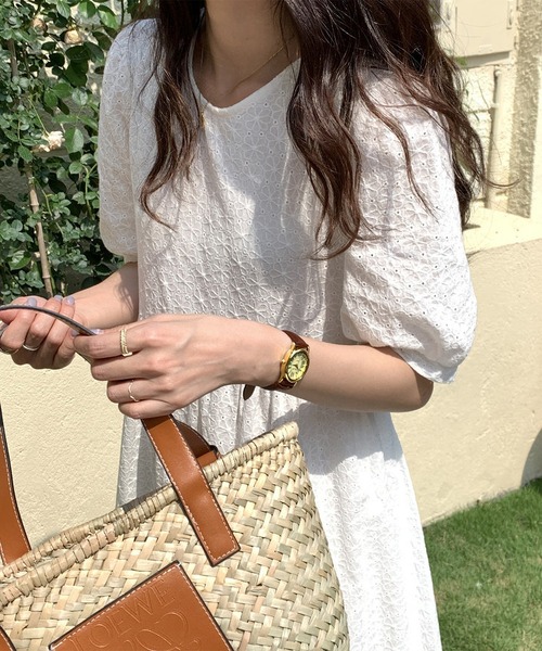 MAISON DE THERESE（メゾン ド テレーズ）の「ロングワンピース（ワンピース・レディース・ベージュ/ホワイト・M）」の15枚目の写真