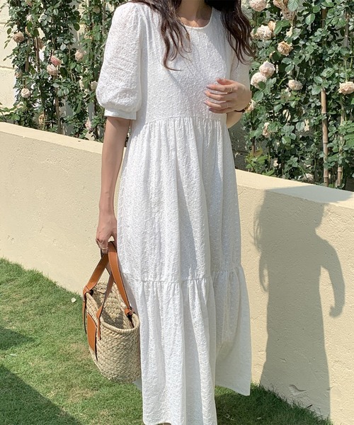 MAISON DE THERESE（メゾン ド テレーズ）の「ロングワンピース（ワンピース・レディース・ベージュ/ホワイト・M）」の20枚目の写真