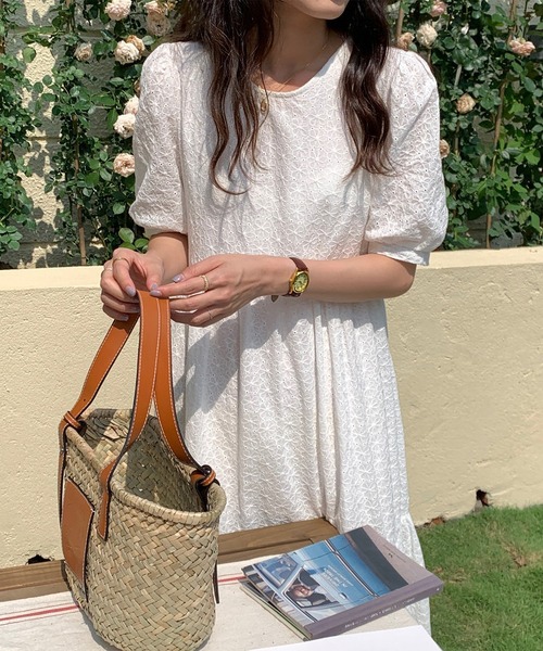 MAISON DE THERESE（メゾン ド テレーズ）の「ロングワンピース（ワンピース・レディース・ベージュ/ホワイト・M）」の18枚目の写真