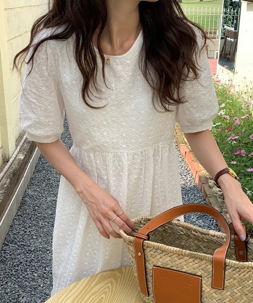 MAISON DE THERESE（メゾン ド テレーズ）の「ロングワンピース（ワンピース・レディース・ベージュ/ホワイト・M）」の17枚目の写真