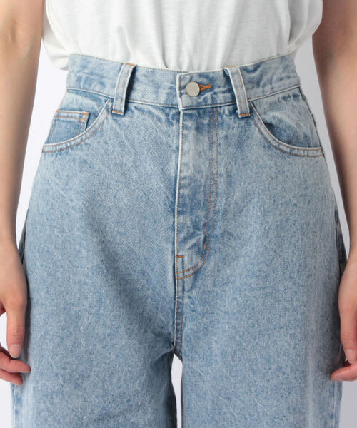 fredy repit（フレディレピ）の「VINTAGE風セミワイドデニムパンツ（デニムパンツ・レディース・インディゴブルー/ライトブルー・36/38）」の18枚目の写真