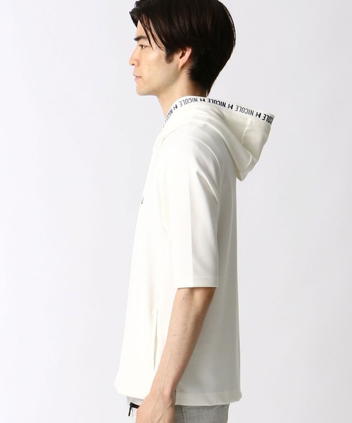 HIDEAWAYS NICOLE(ハイダウェイニコル)の「ダンボールニットプルオーバーパーカ(パーカー・メンズ・モカ/杢グレー/ブラック/オフホワイト・MEDIUM/X-LARGE/LARGE)」の9枚目の写真